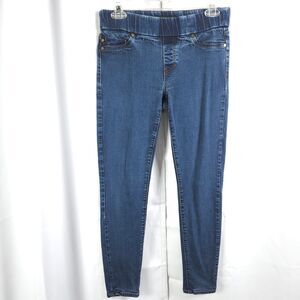 Liverpool Womens 4 29x27 Blue Pull On Skinny Ankle Jeggings Jeans Leggings